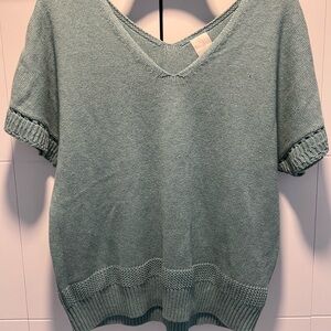 Women's Joie V-Neck Sweater - Green